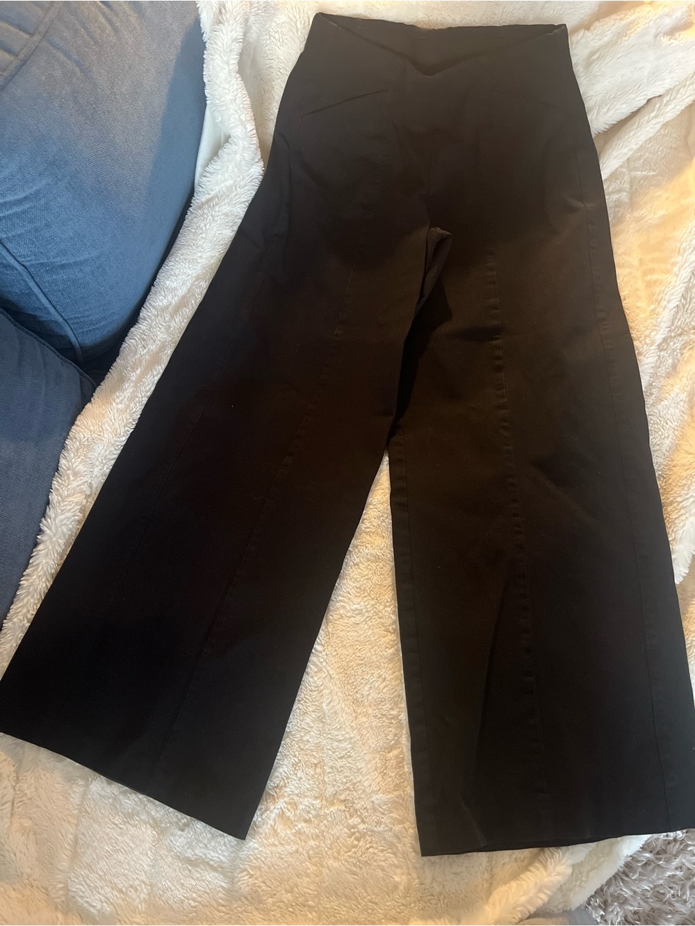 Old Navy Black Wide Leg Pull-On Pants